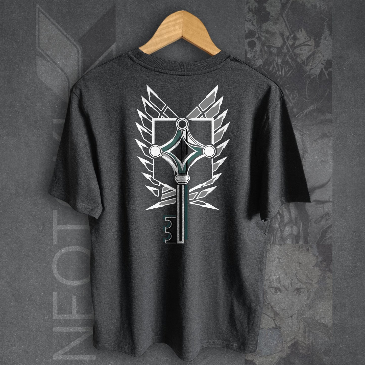 T-shirt ATTACK ON TITAN - BASEMENT KEY