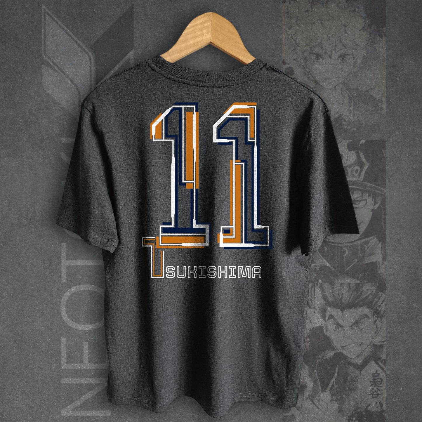 T-shirt HAIKYUU - TSUKISHIMA KEI