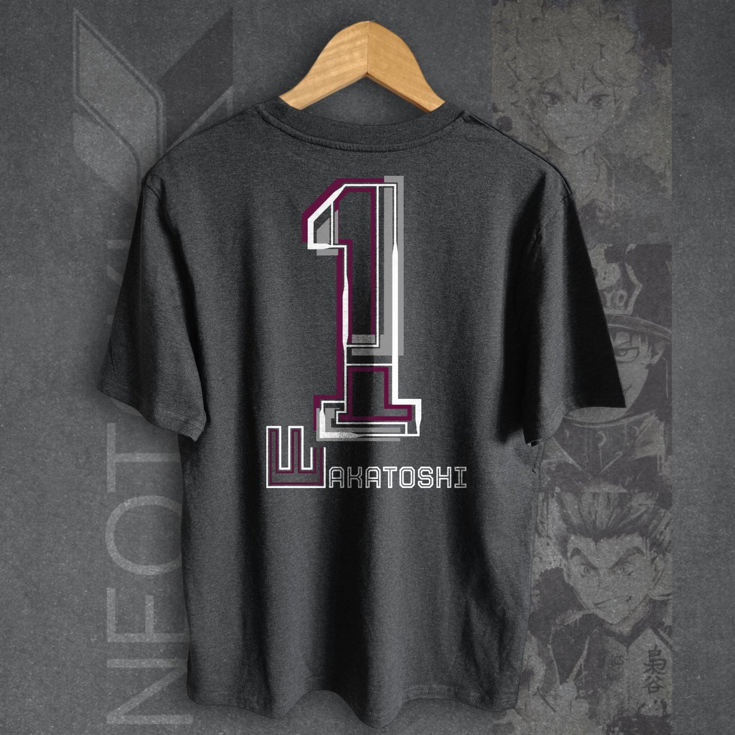 T-shirt HAIKYUU - WAKATOSHI USHIJIMA