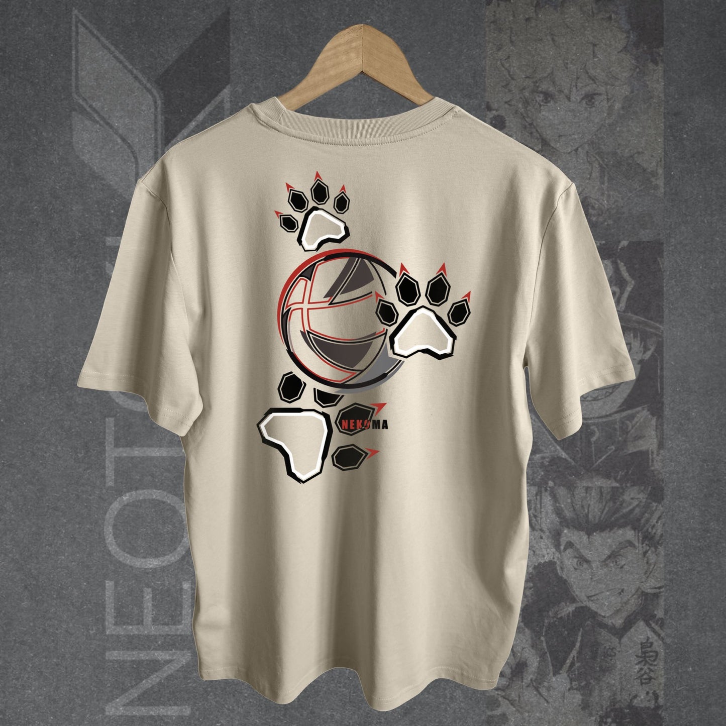T-shirt HAIKYUU - NEKOMA