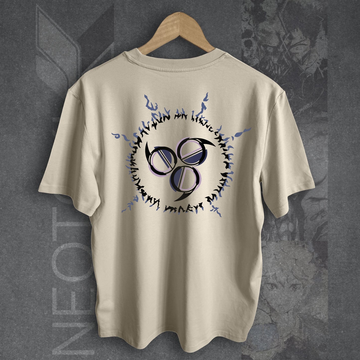 T-shirt NARUTO - SASUKE CURSE MARK