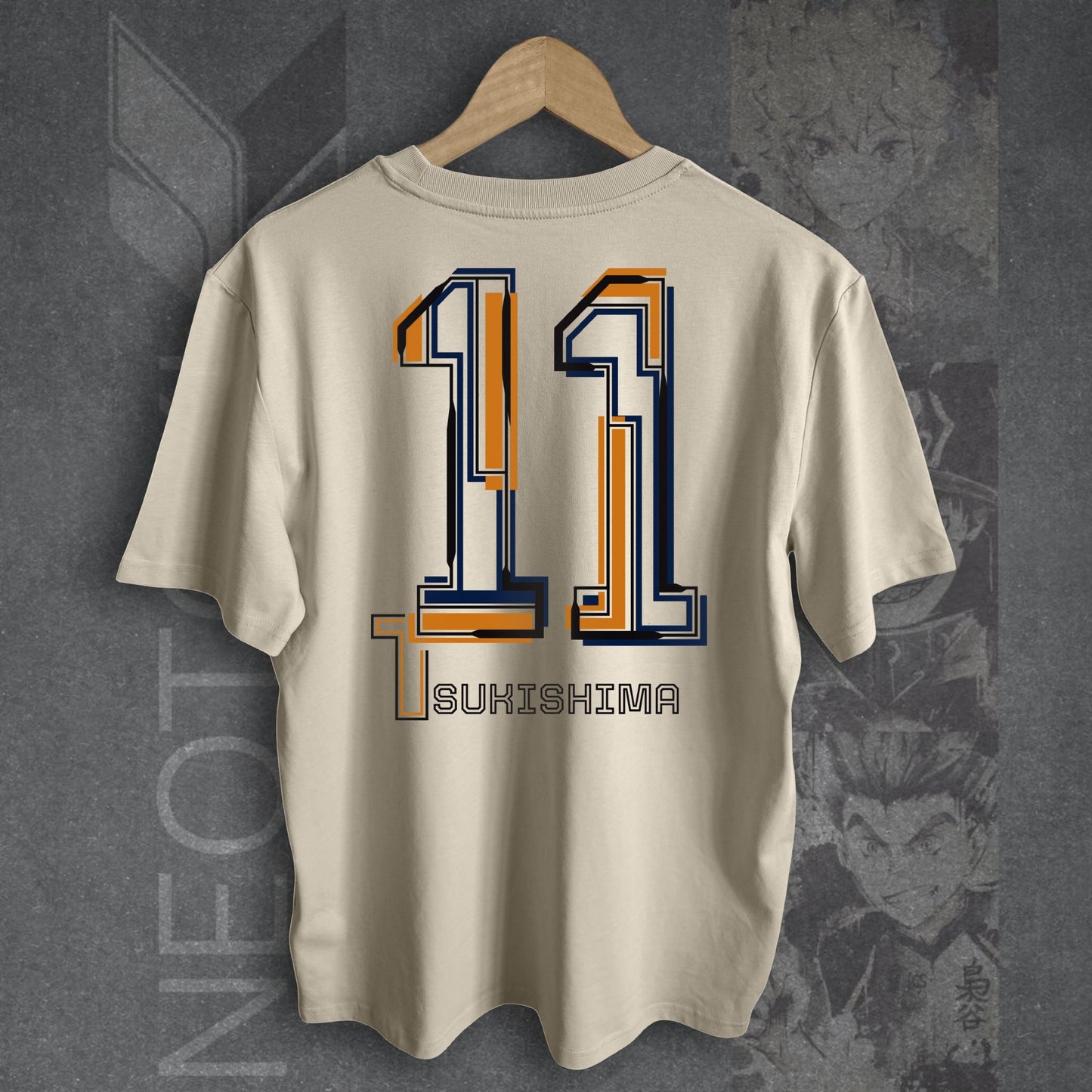 T-shirt HAIKYUU - TSUKISHIMA KEI