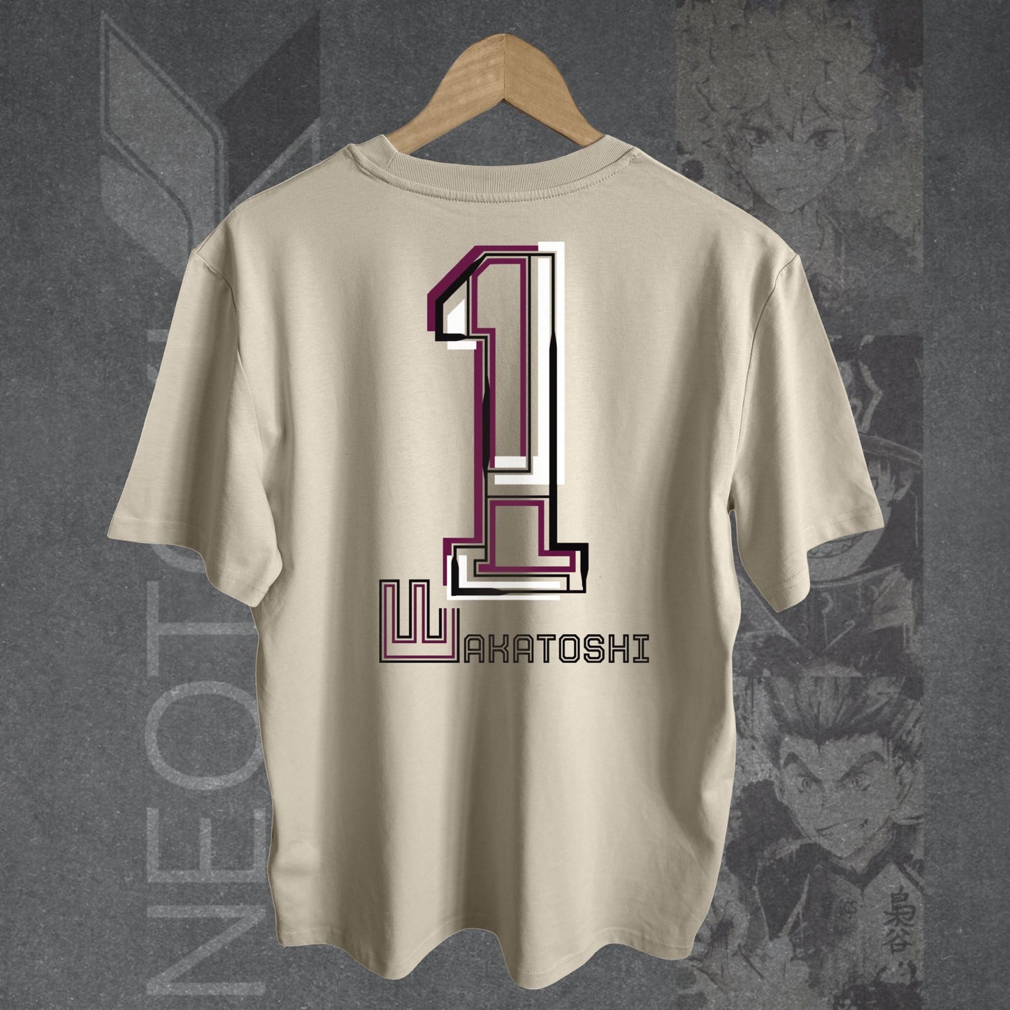 T-shirt HAIKYUU - WAKATOSHI USHIJIMA