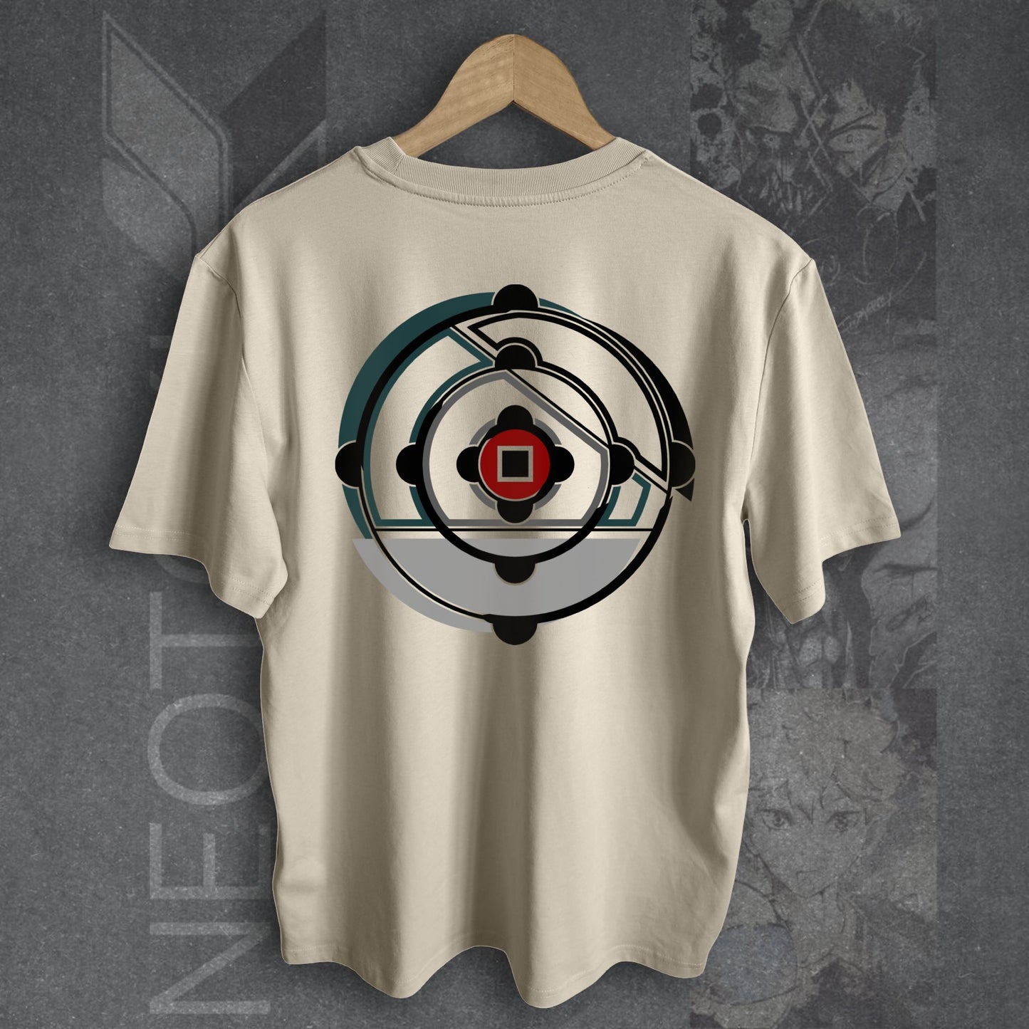 T-shirt ATTACK ON TITAN - MAP OF THE WALLS