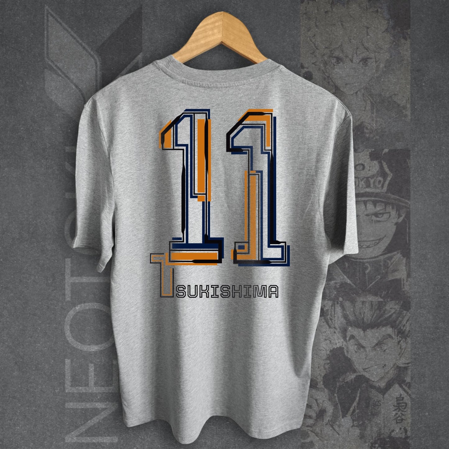 T-shirt HAIKYUU - TSUKISHIMA KEI