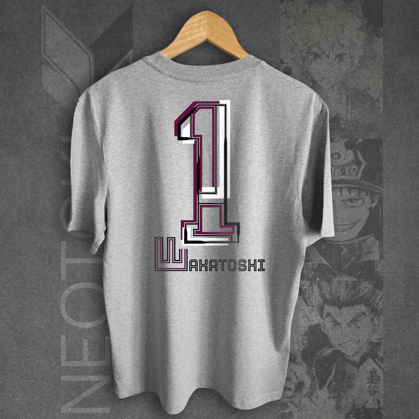 T-shirt HAIKYUU - WAKATOSHI USHIJIMA