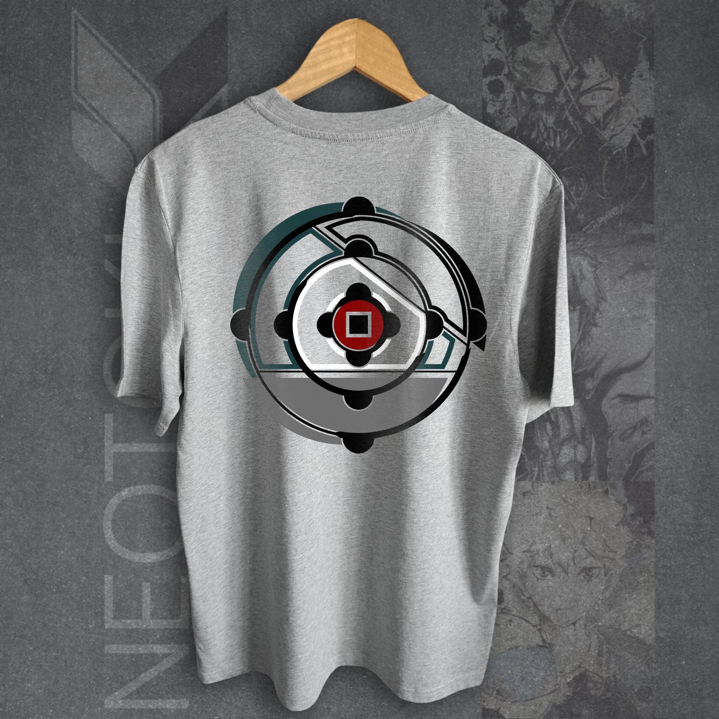 T-shirt ATTACK ON TITAN - MAP OF THE WALLS