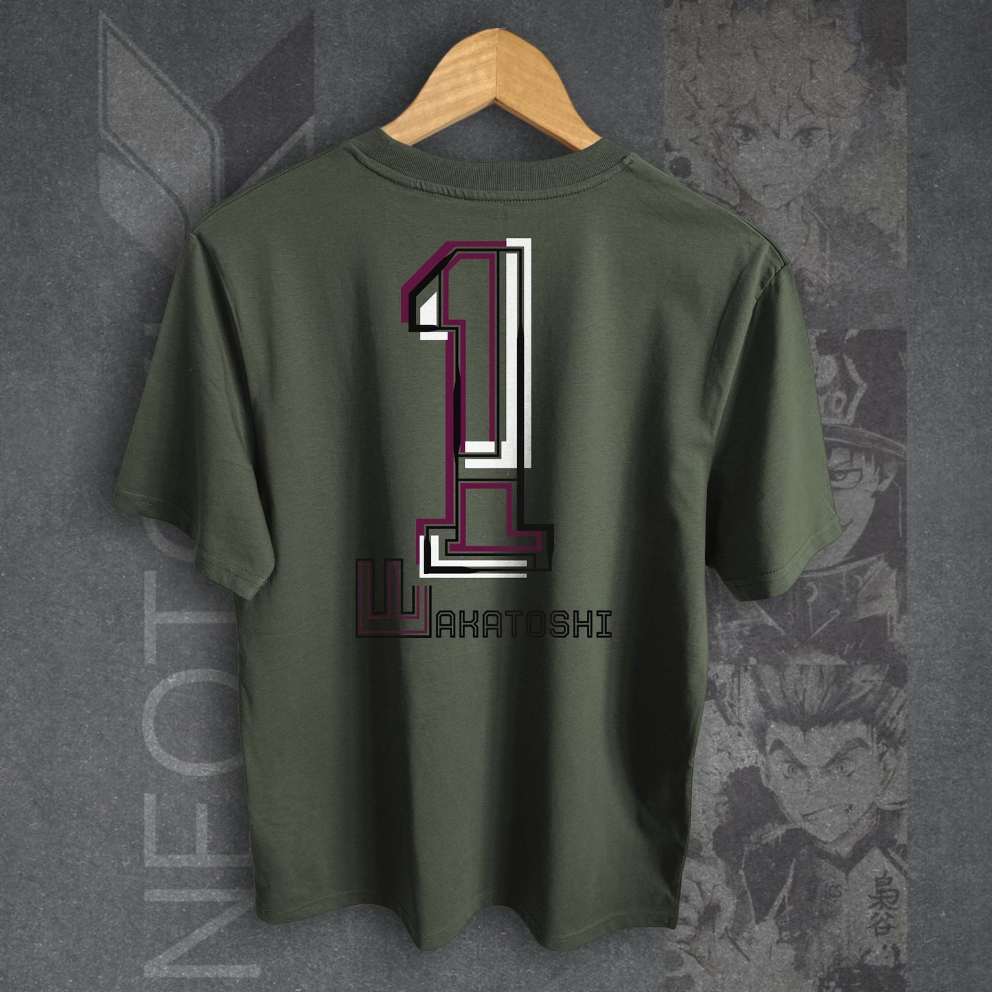 T-shirt HAIKYUU - WAKATOSHI USHIJIMA