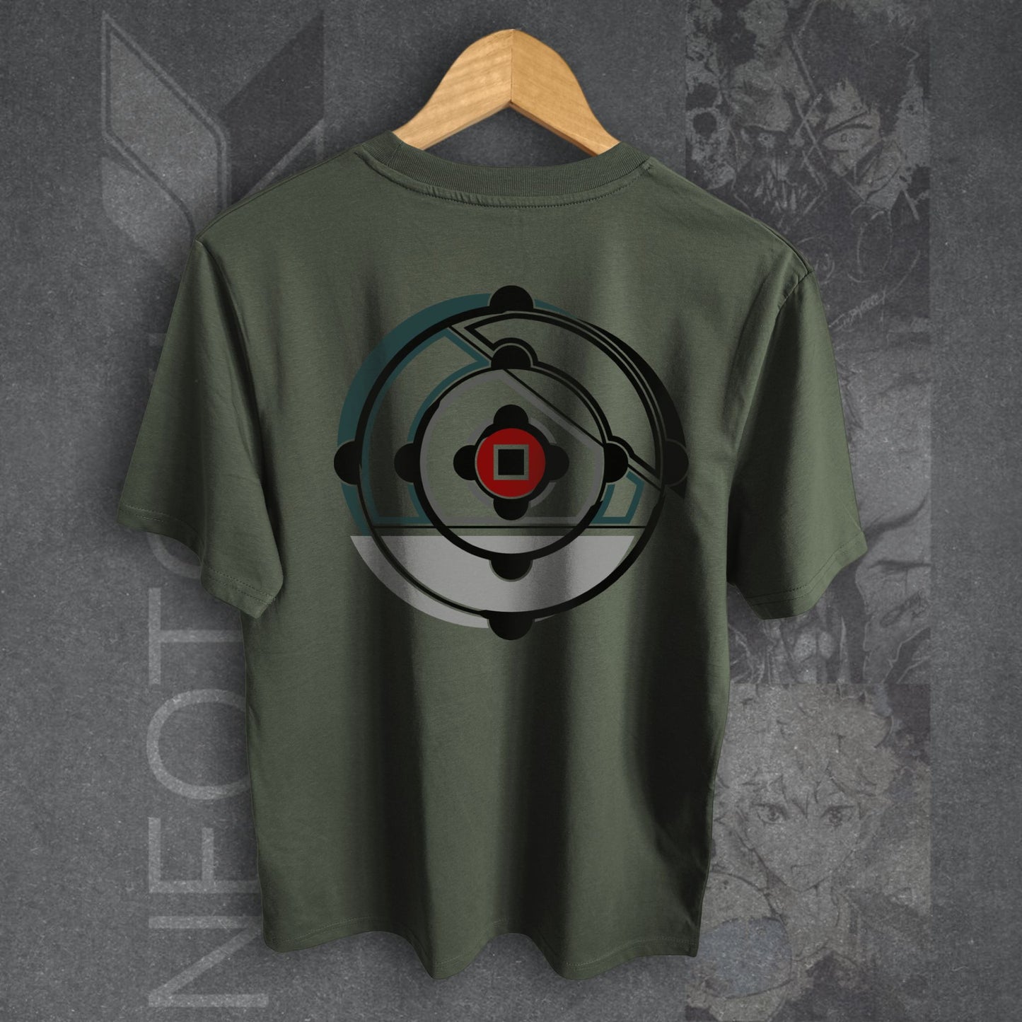 T-shirt ATTACK ON TITAN - MAP OF THE WALLS