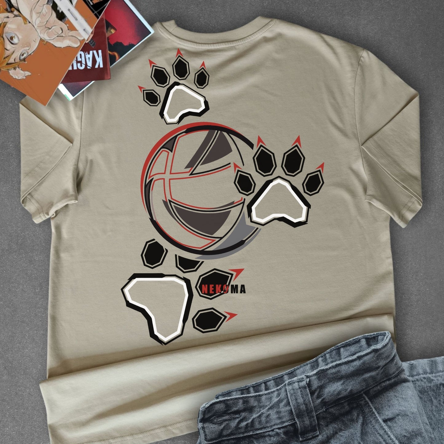 T-shirt HAIKYUU - NEKOMA