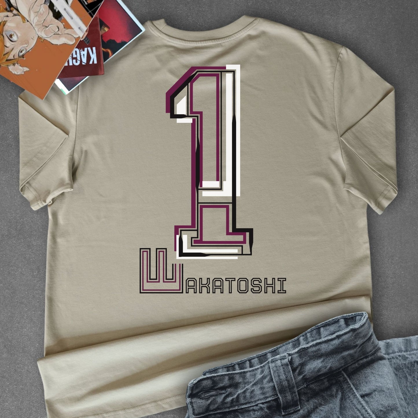 T-shirt HAIKYUU - WAKATOSHI USHIJIMA