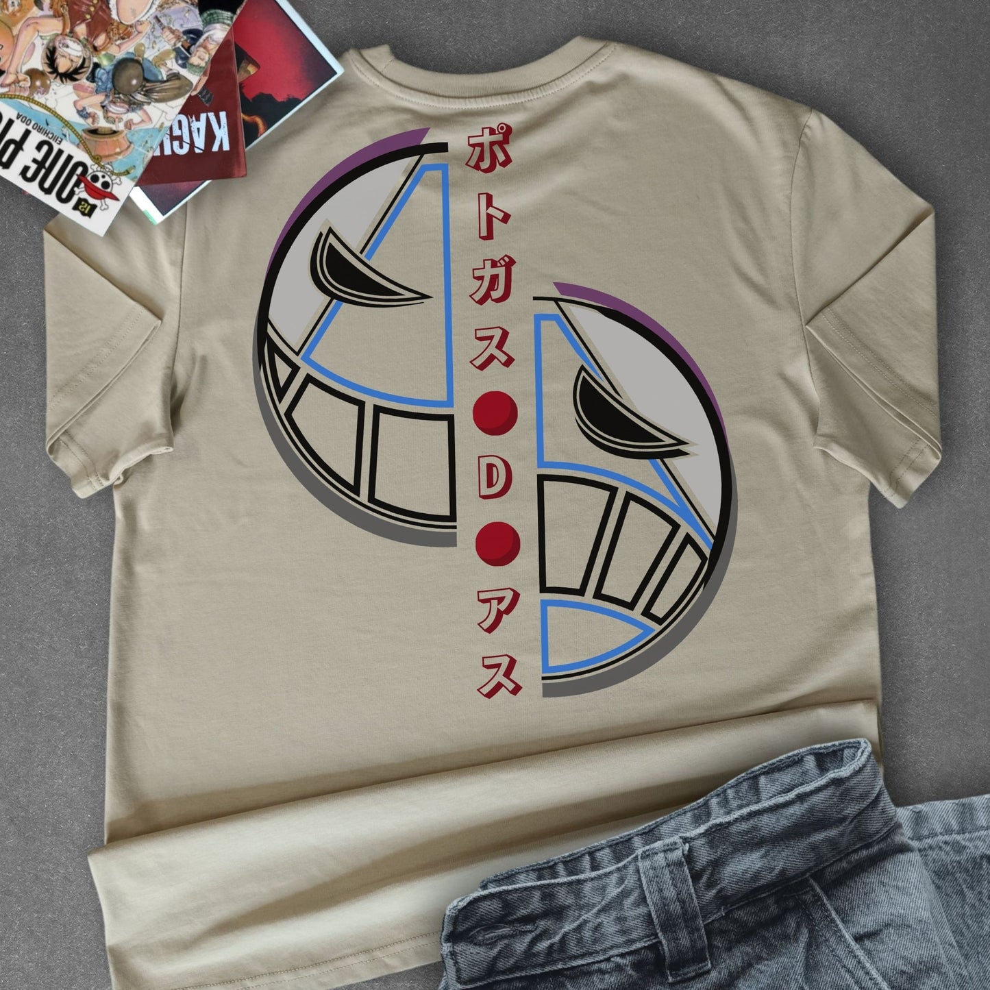 T-shirt ONE PIECE - PORTOGAS .D. ACE