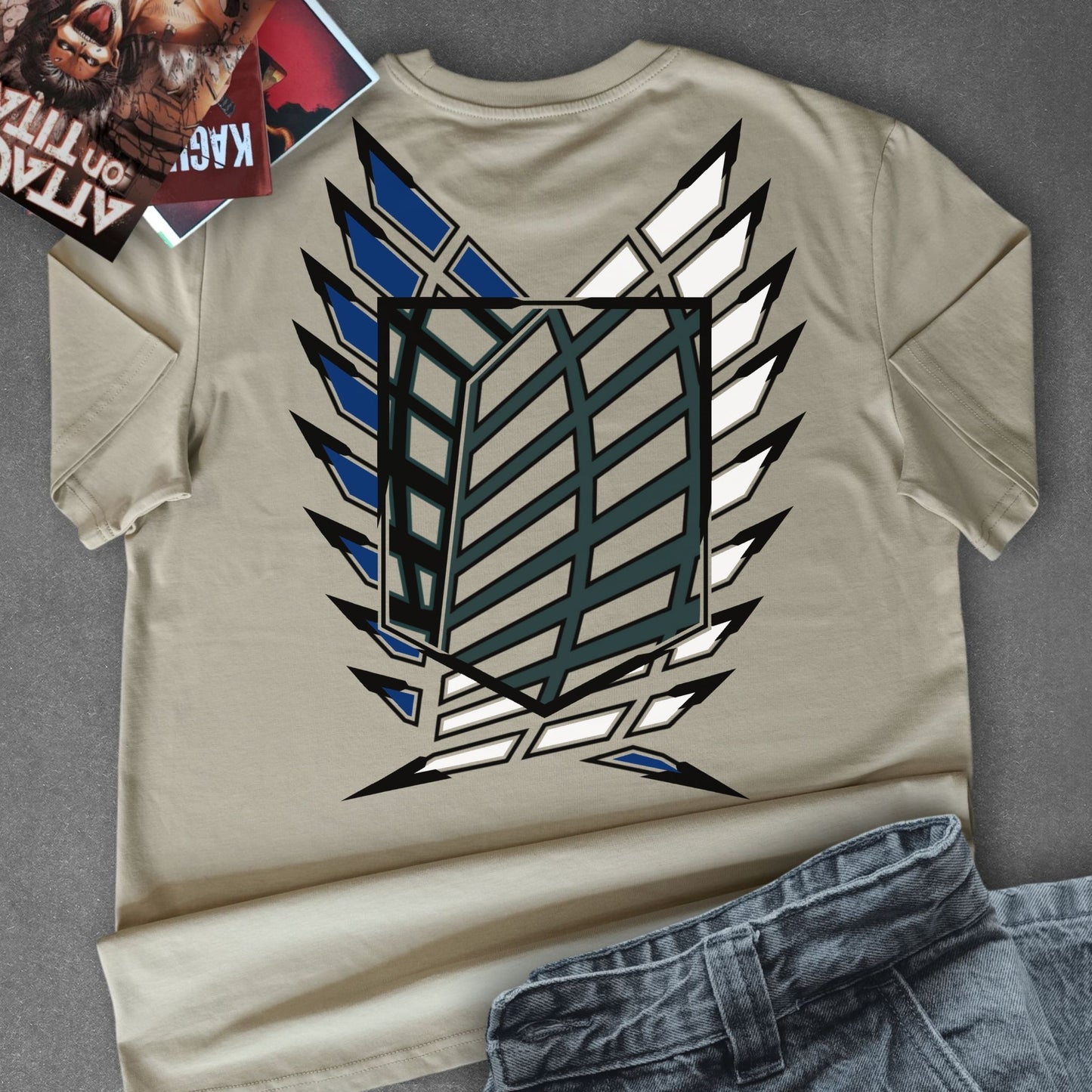T-shirt ATTACK ON TITAN - SURVEY CORPS