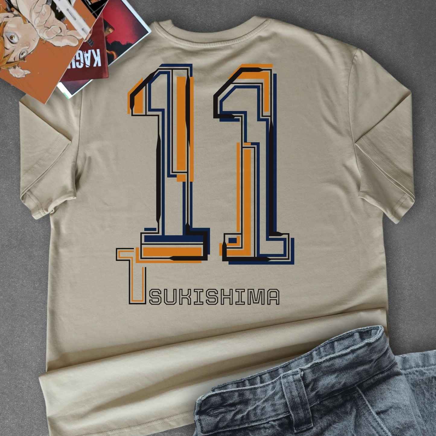 T-shirt HAIKYUU - TSUKISHIMA KEI
