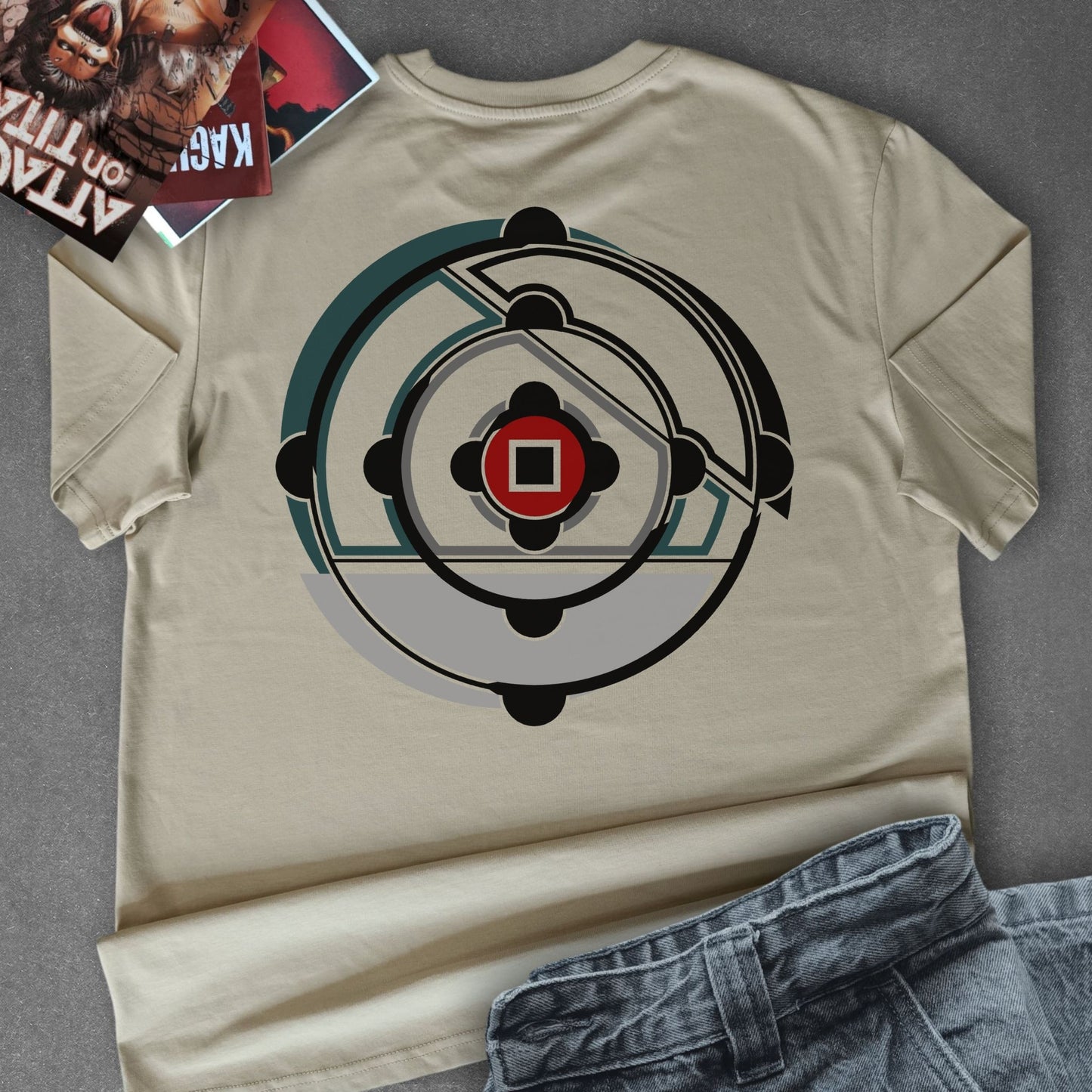 T-shirt ATTACK ON TITAN - MAP OF THE WALLS