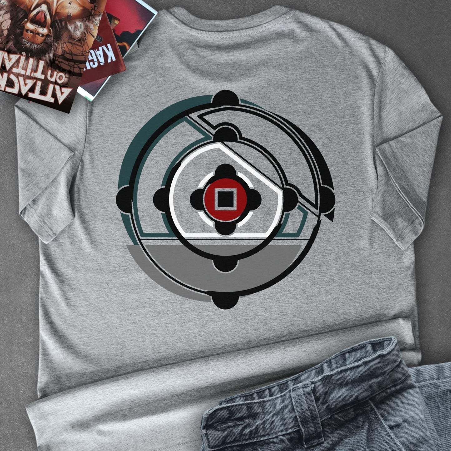 T-shirt ATTACK ON TITAN - MAP OF THE WALLS