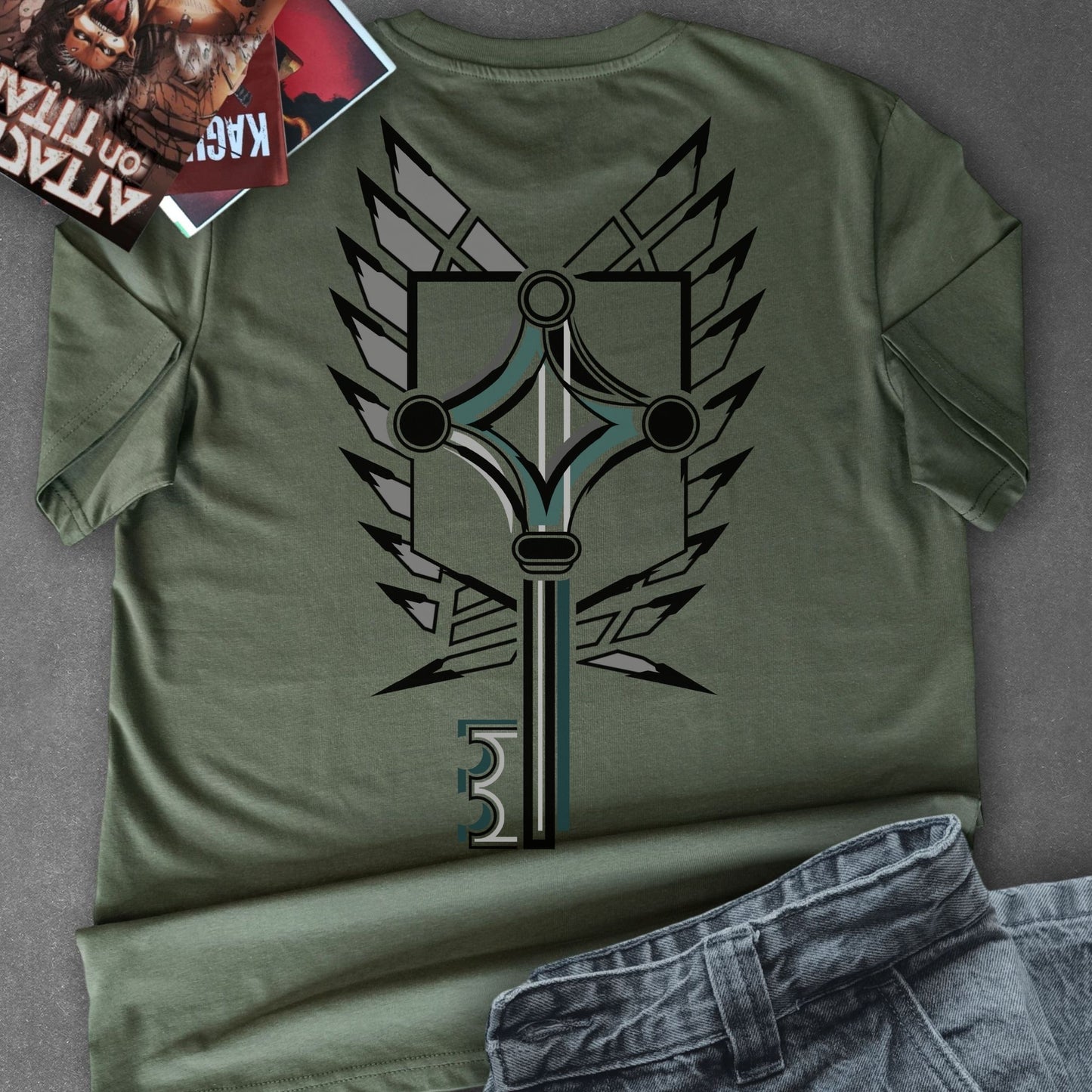 T-shirt ATTACK ON TITAN - BASEMENT KEY