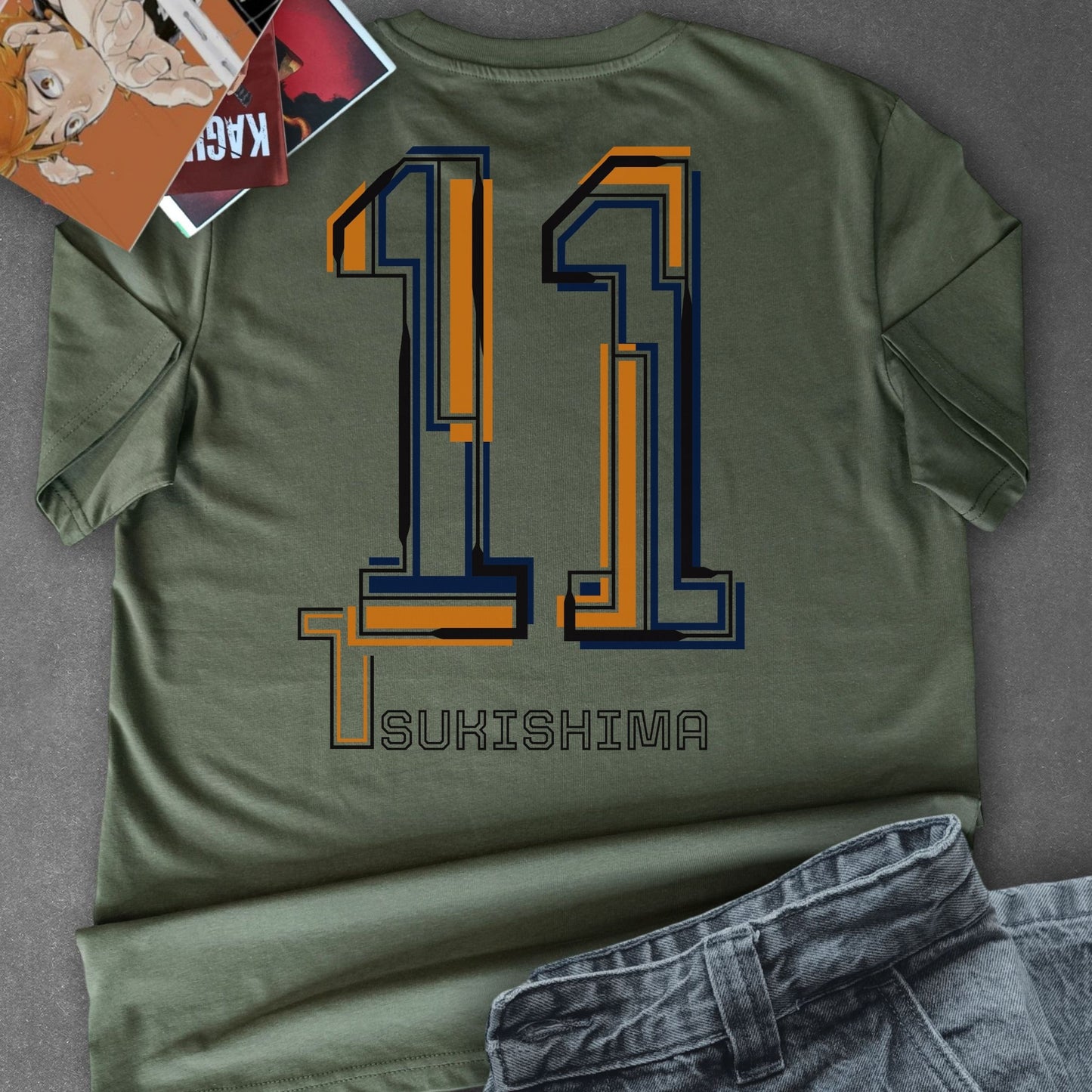 T-shirt HAIKYUU - TSUKISHIMA KEI