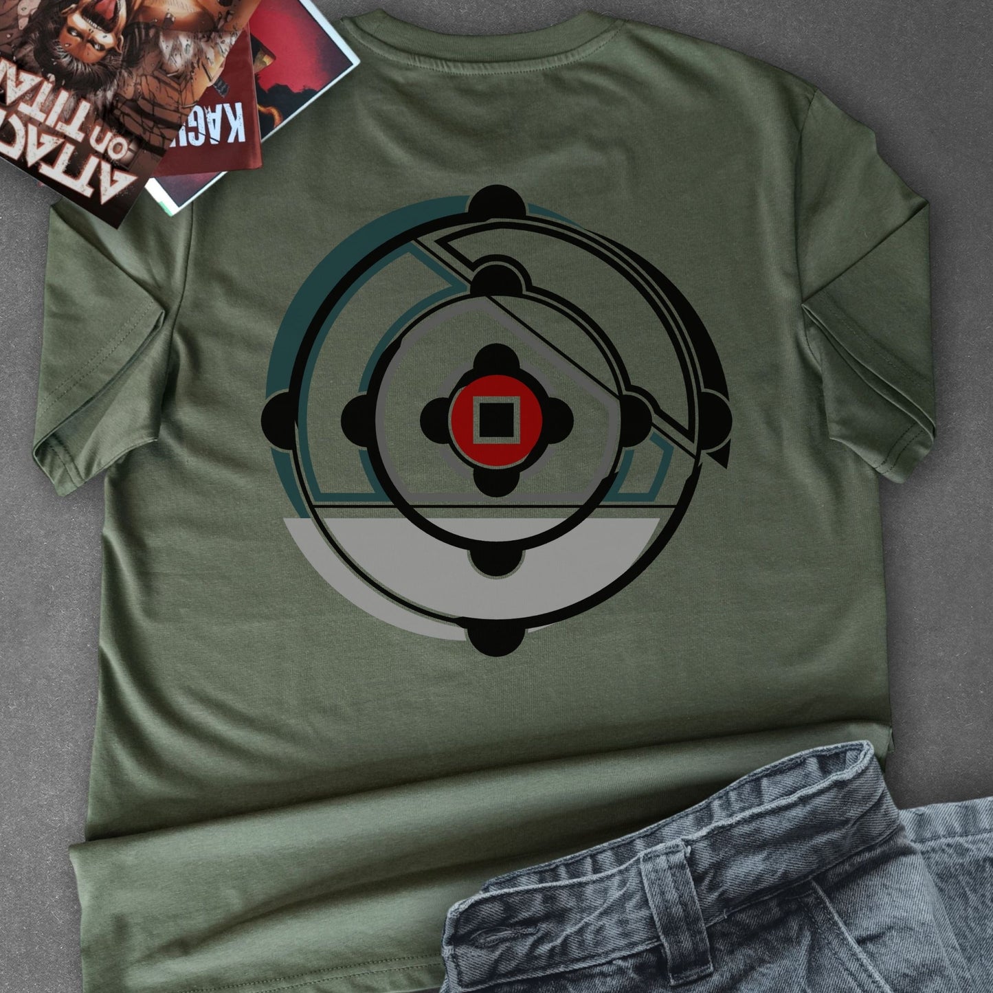 T-shirt ATTACK ON TITAN - MAP OF THE WALLS