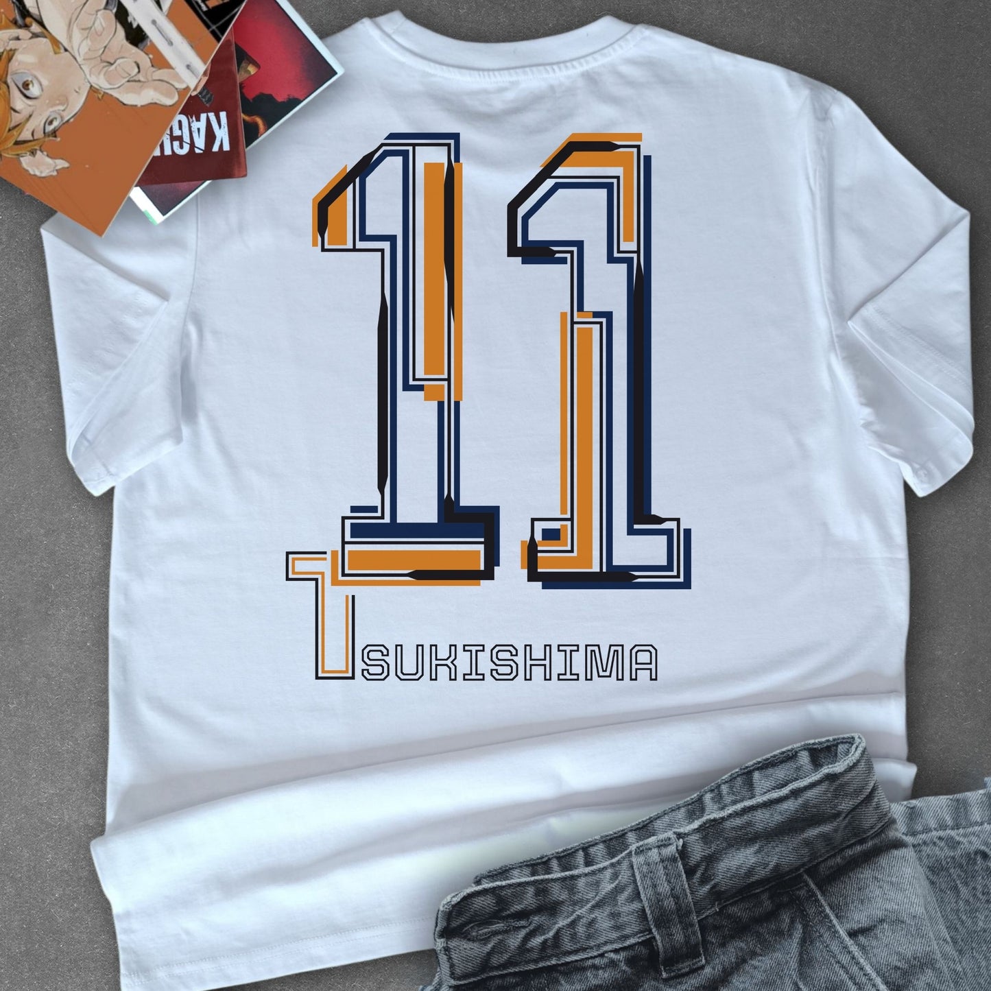 T-shirt HAIKYUU - TSUKISHIMA KEI