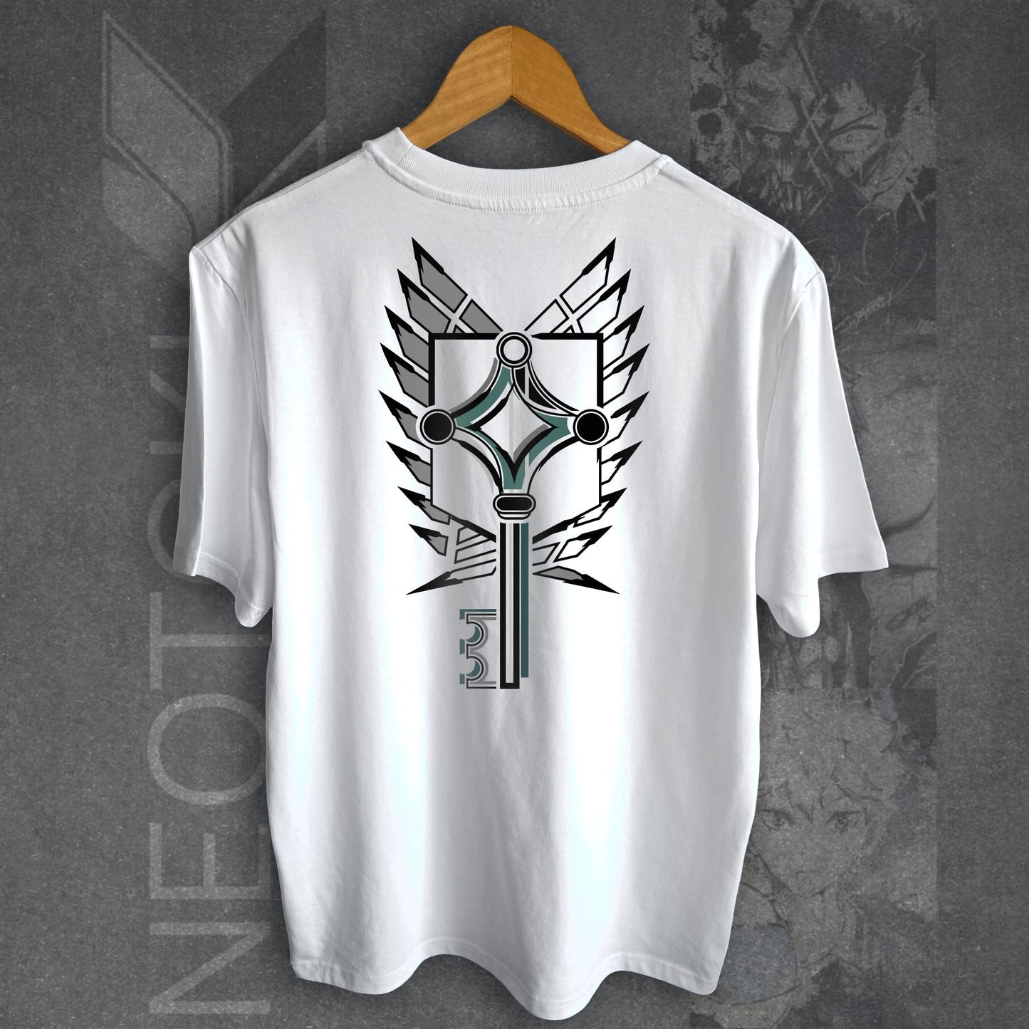 T-shirt ATTACK ON TITAN - BASEMENT KEY