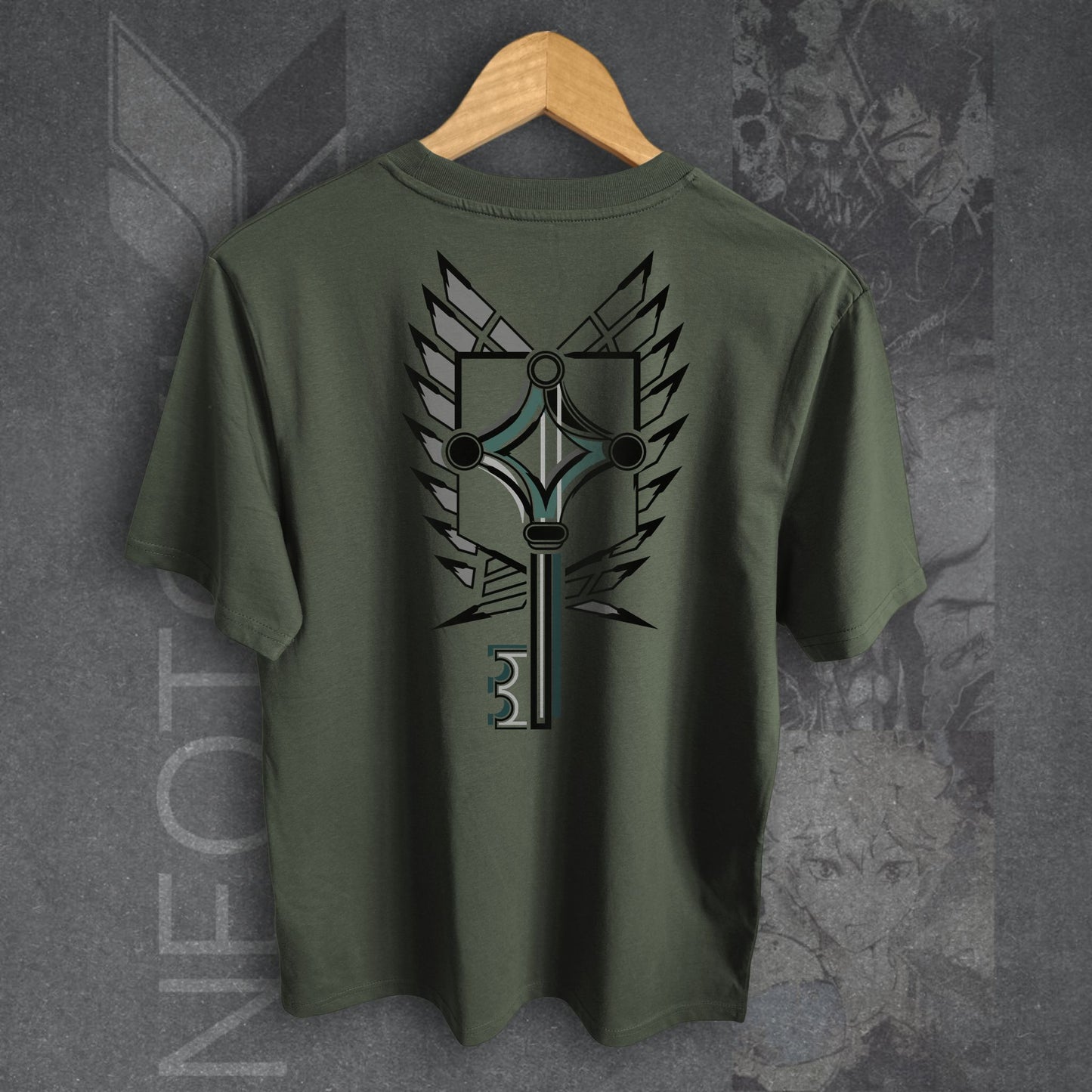 T-shirt ATTACK ON TITAN - BASEMENT KEY