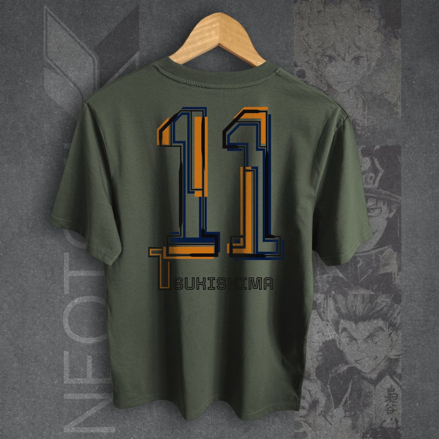 T-shirt HAIKYUU - TSUKISHIMA KEI