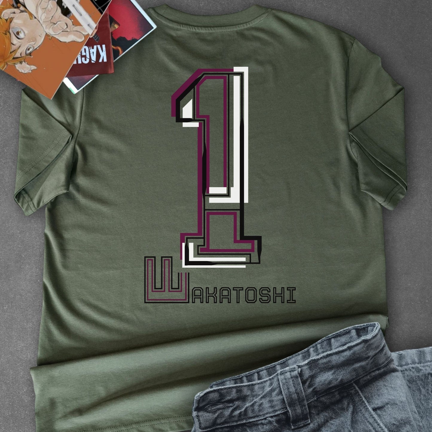 T-shirt HAIKYUU - WAKATOSHI USHIJIMA