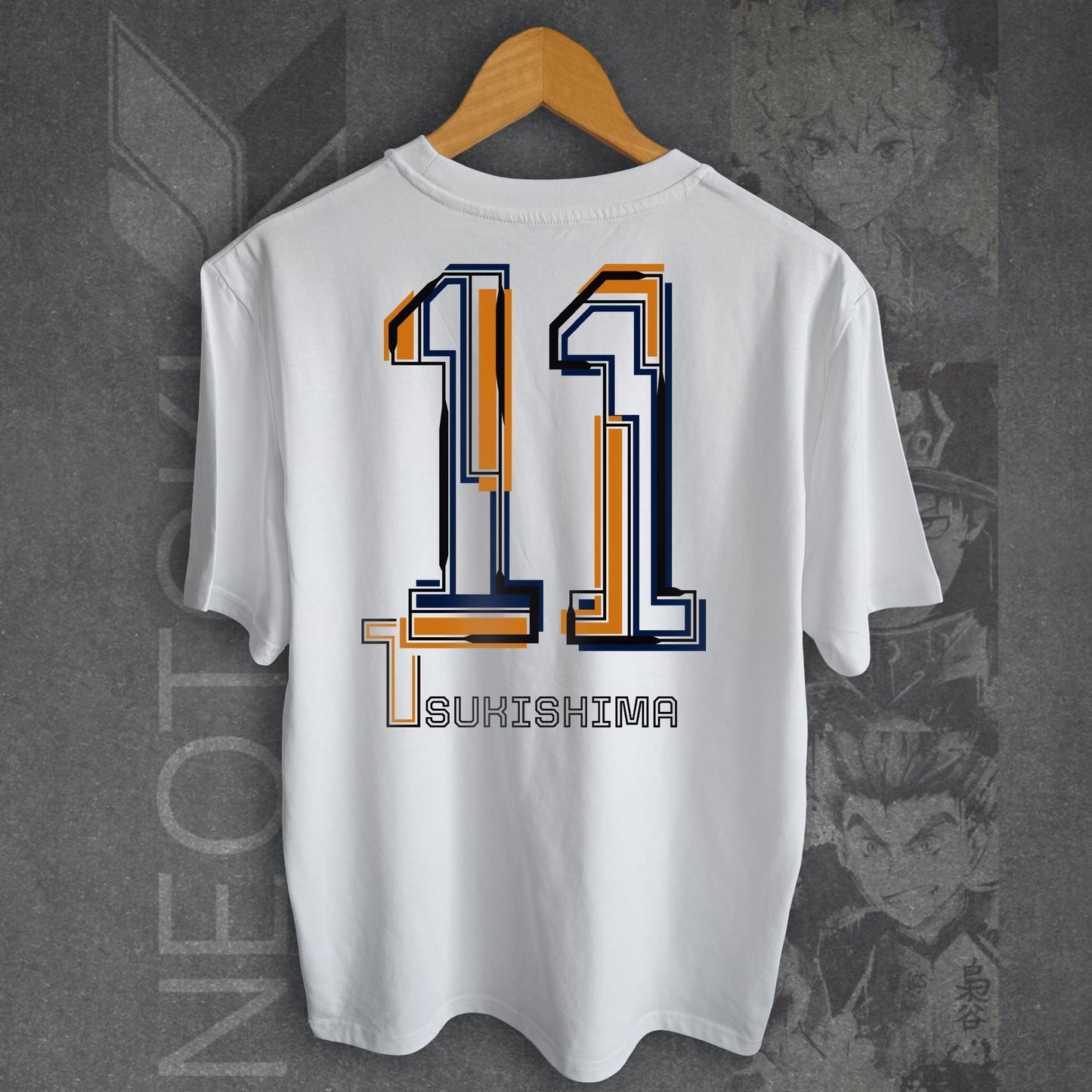 T-shirt HAIKYUU - TSUKISHIMA KEI