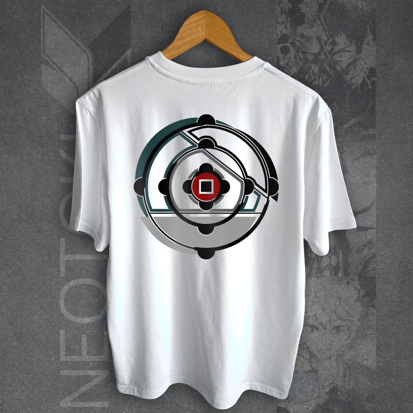 T-shirt ATTACK ON TITAN - MAP OF THE WALLS